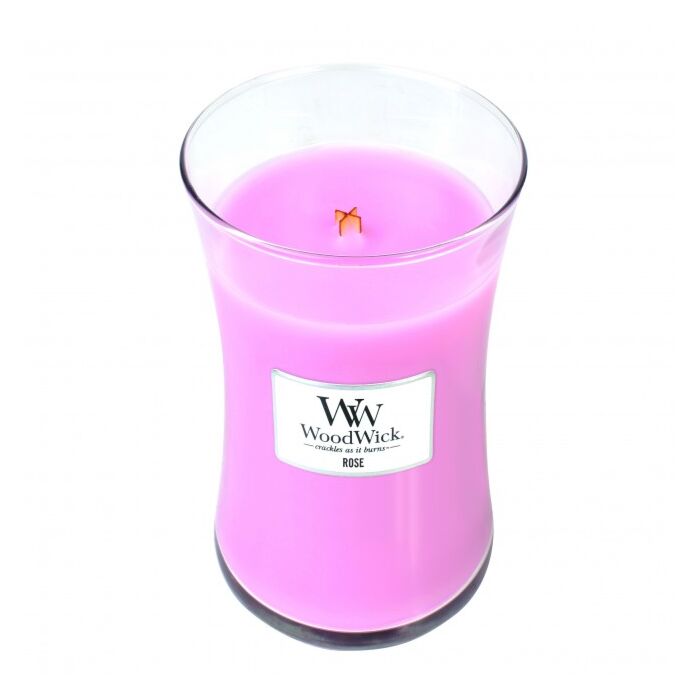 WoodWick® Large Candle - Rose-1